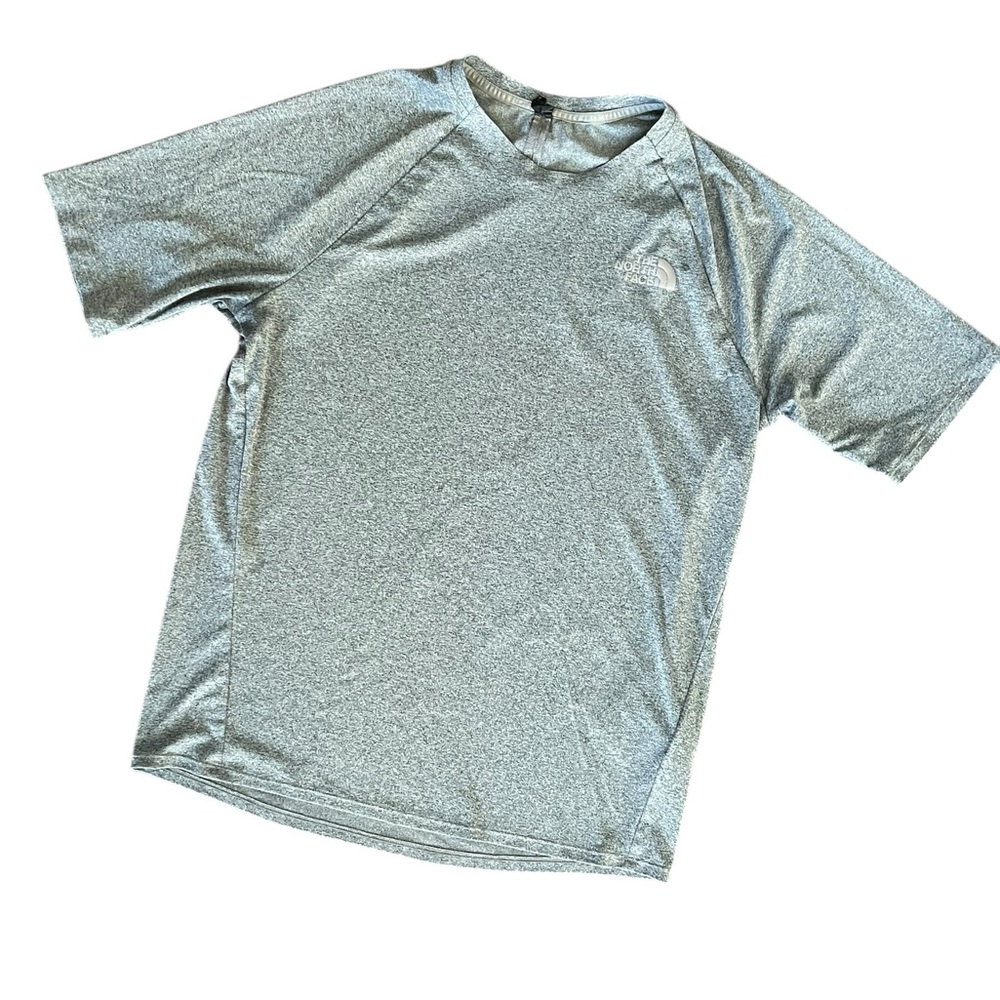 THE NORTH FACE Charcoal Grey Heather Performance Moisture Wicking‎ Shirt Medium